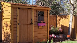 SpaceSaver Tool Shed 8x4  Outdoor Living Today [upl. by Bresee]