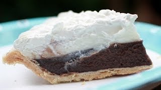 Hawaiian Chocolate Haupia Pie Recipe  Hawaiian Coconut Pudding Recipe  Chef Tips [upl. by Otxis996]