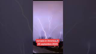 25 Sep 2023 Tornado 🌪️ in America viral shorts ytshorts tornado usa america [upl. by Nylhtiak]