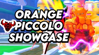 Showcasing Demon Orange Piccolo  Pikkora Yellow Full Power  Anime Reborn [upl. by Accalia]