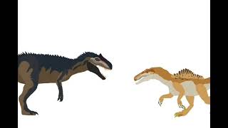 Allosaurus VS Spinoraptor animation [upl. by Ayaj395]