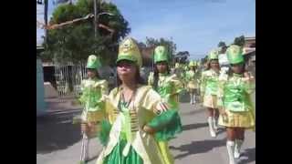 0124 St Michael High School CI Majorette Drum amp Lyre Corps join Madjaas 2015 Civic Parade [upl. by Drice]