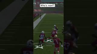 Scoring a 99 yard td either every rb in madden 25 shorts football edit [upl. by Htebaras]