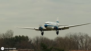 DC3 Landing at Dusk in 4K [upl. by Neumark]