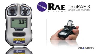 Single Gas Detectors ToxiRAE 3 from RAE Systems [upl. by Dag]