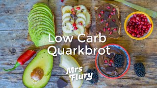 Low Carb Quarkbrot Rezept glutenfrei  In 10 Minuten zubereitet [upl. by Esinyt]