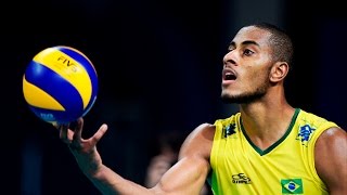 Top 10 Best Volleyball Spike  Ricardo Lucarelli Brazil Volleyball [upl. by Goff]