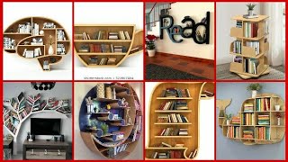 Modern bookshelf design for homeWall mounted bookshelfBookcase design [upl. by Ahse]