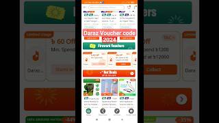 Daraz Voucher Code 2024 shorts viral darazvouchercode [upl. by Laamak]