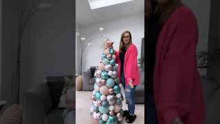 🎄🌟CUTEST CHRISTMAS TREE🌟🎄 christmastree christmasdecor balloonartist partydecor balloon [upl. by Illil]