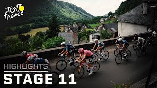 Tour de France 2024 Stage 11  EXTENDED HIGHLIGHTS  7102024  Cycling on NBC Sports [upl. by Attenyl]