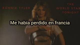 bonnie tyler lost in france sub español [upl. by Haymes]