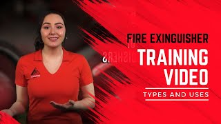 Fire Extinguisher Training Video Fire Extinguisher Types and Uses [upl. by Keeton]