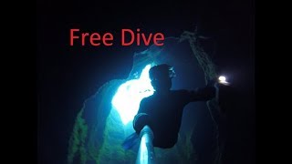 Free Dive Jacobs Well Wimberly Texas Go Pro [upl. by Noffets]