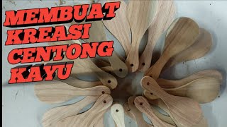 Membuat centong dari kayu [upl. by Hazel]