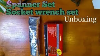 Socket wretchet and Spanner Set  Unboxing [upl. by Petracca]