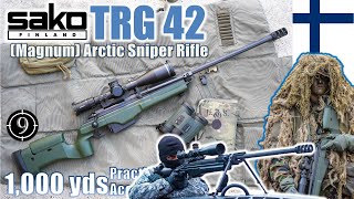 🥇 SAKO TRG42 🇫🇮Arctic Sniper to 1000yds Practical Accuracy [upl. by Maisel]