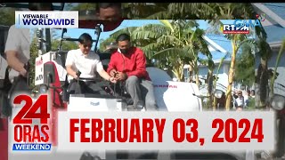 24 Oras Weekend Express February 3 2024 HD [upl. by Lorianne]