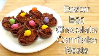 How to make Easter Egg Chocolate Cornflake nests [upl. by Indnahc856]