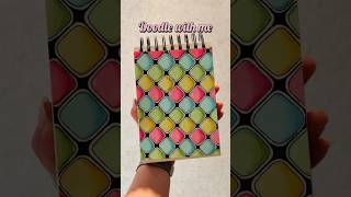 colorful zentangle pattern tutorial zentanglepatterns doodleart zentanglart drawing mindful [upl. by Gilford]