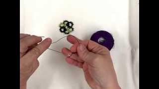 Left Handed Needle Tatting [upl. by Delbert]