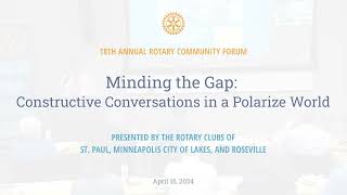 18th Annual Rotary Community Forum [upl. by Bowe]