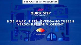 Hoe maak je een overgang tussen verschillende vloeren  QuickSteptutorial [upl. by Ainomar]