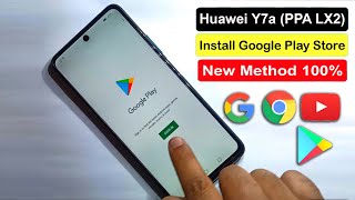 Install Google Play Store On Huawei Y7a PPA LX2 Google Play Store On By GSpace Any Huawei Device [upl. by Aiuqram]