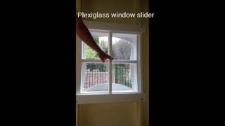 Our Plexiglass window sliders [upl. by Bradshaw49]