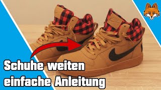 Zu enge Schuhe weiten eine Nummer größer machen  einfache Anleitung 👣 [upl. by Brote231]