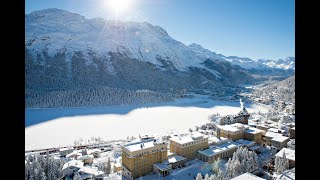 Kulm Hotel St Moritz  Winter Image Video 2017 [upl. by Lletnohs]