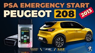 M4K PSA IMMO READER PEUGEOT 208 Emergency Start  Plug and Play [upl. by Giacobo]