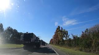 Workers Asphalting Highway 7674 West Bolton North Carolina [upl. by Guyer]