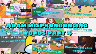 LankyBox Adam mispronouncing words compilation part 4 [upl. by Nadab]