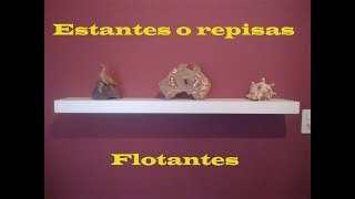 Repisas Flotantes sin Herrajes  Leccion Nº 14 [upl. by Isawk105]