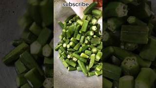 bhindi chicken recipe full long video link is in caption⬆️subscribers minivlog foodie recipes [upl. by Bridges692]