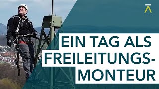 Ein Tag mit Höchstspannung als Freileitungsmonteur  TransnetBW [upl. by Jopa]