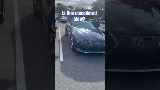 Lexus LC 500 vs Lamborghini automobile huracan downtheroadwego newbmwm3 cartok whatdoyoudofora [upl. by Isidor913]