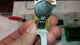 real time clock RTC using DS1302 and pic18  code in mikroC [upl. by Augy]