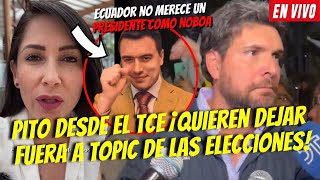 SE 4RM0 EL D3SPEL0T3 EN EL TCE ¡NOBOA Y EL TCE DEJARON FUERA A TOPIC DE LAS ELECCIONES [upl. by Bobseine]