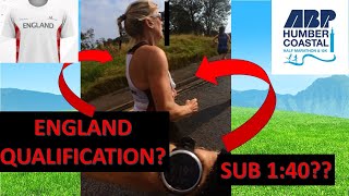 Can I Qualify To RUN for ENGLAND  Humber Coastal Half Marathon 2023  England Masters Race Footage [upl. by Alletsirhc331]