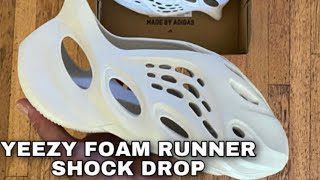 KANYE WEST YEEZY FOAM RUNNER SHOCK DROP 360 LOOK [upl. by Pliam953]