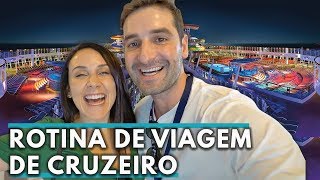 CRUZEIRO NO CARIBE COMO FUNCIONA A ROTINA DE VIAGEM [upl. by Adyela]