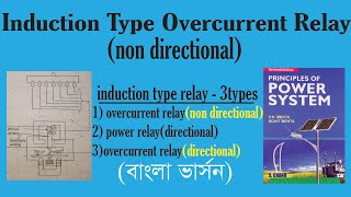 Induction Type Non Directional Overcurrent Relay  বাংলায় [upl. by Wendie14]