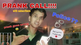 Prank Call With my Subscribers 😂 Prank Gone wrong 😰  prankcall prank [upl. by Nyraa]