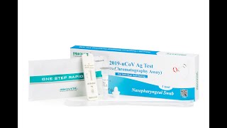 INNOVITAInstructions for 2019nCoV Ag Test Nasopharyngeal For Selftesting [upl. by Channa]