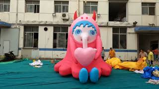 Digital Inflatable Balloon Mascot for AdvertisingInflatable Decortion [upl. by Areivax]