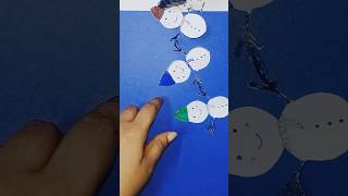 Paper craft Snowman christmas decoration ideas youtubeshorts papercraft christmasdecoration [upl. by Norabel413]