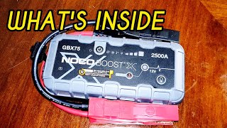 WHATS INSIDE OF A GBX75 NOCO BOOST X 2500A [upl. by Norrek]