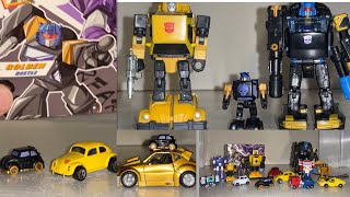 Dr wu golden beetle review Transformers micromaster scale shattered glass goldbug figure [upl. by Ayot833]